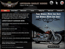 Tablet Screenshot of laharleyriders.com